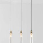 CLUSTER lampa wisząca z 3 kloszami