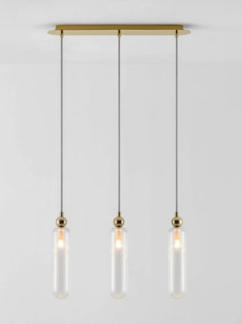 CLUSTER lampa wisząca z 3 kloszami