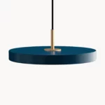 ASTERIA lampa wisząca LED, 31x14 cm, ciemny niebieski/odcienie złotego