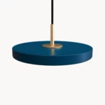 ASTERIA lampa wisząca LED, 15x6 cm, ciemny niebieski/odcienie złotego