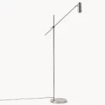 CASSANDRA - lampa do czytania, srebrna
