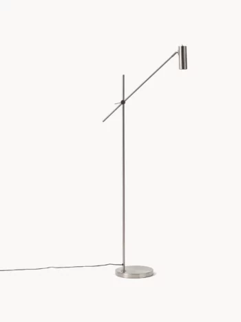 CASSANDRA - lampa do czytania, srebrna