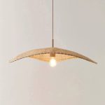 SENJA lampa wisząca wykonana z rattanu