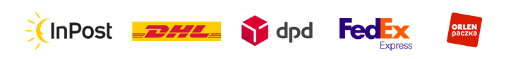 InPost, DHL, DPD, FedEx, ORLEN Paczka